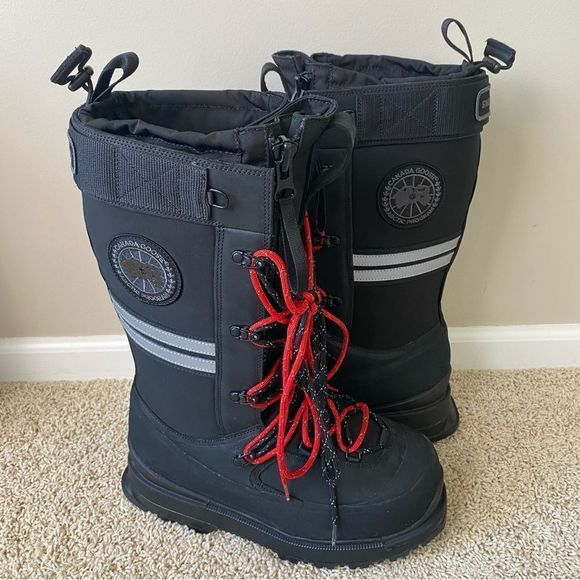 Canada Goose Other - Men’s Canada Goose Snow Boots Snow Mantra Boots Black size 9 EUC